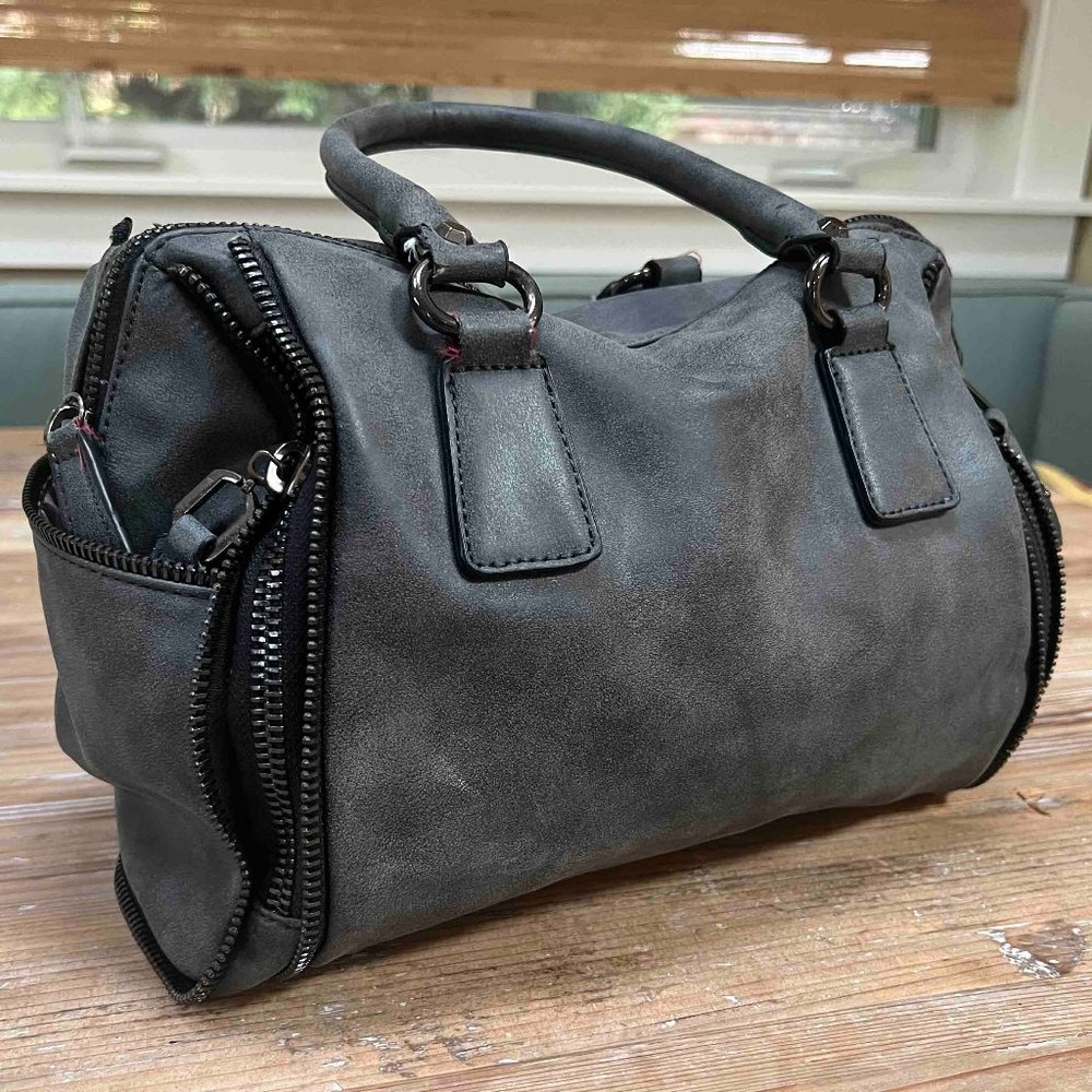 Nicole Miller Gray Purse